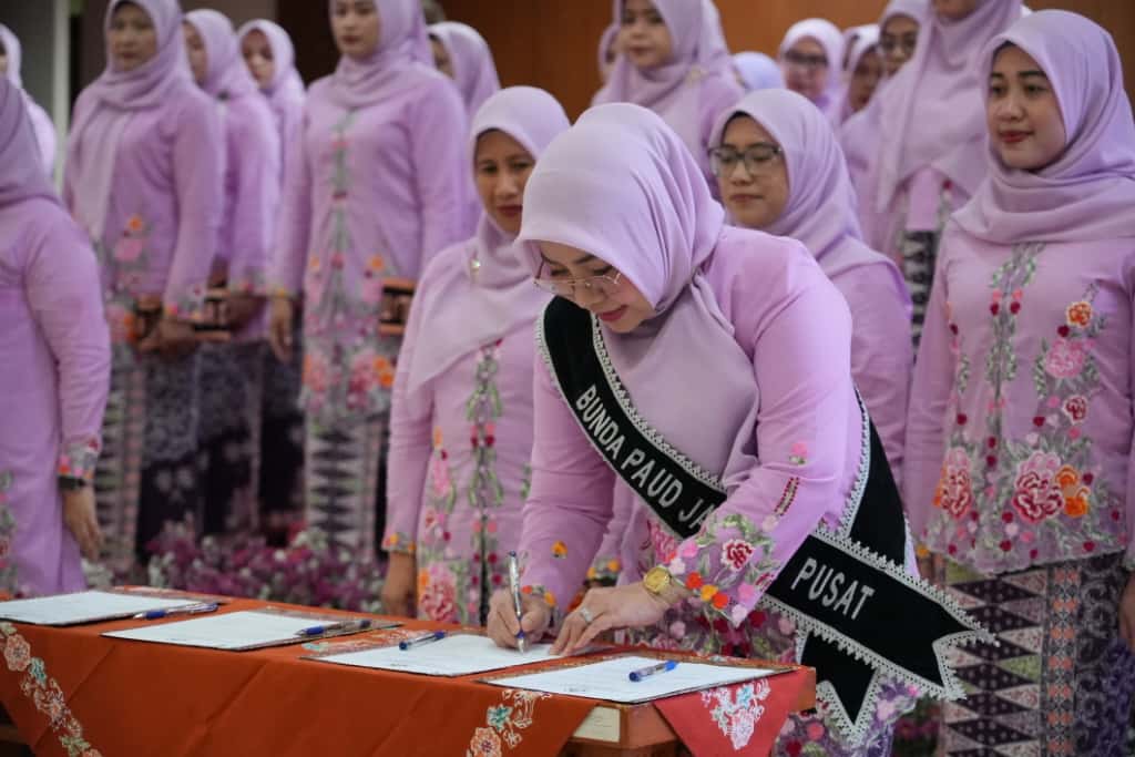 Pengukuhan Bunda PAUD Tingkat Kecamatan dan Kelurahan Kota Administrasi Jakarta Pusat